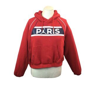 Jordan ICI C’EST Paris Red Hoodie M 80% Cotton 20% Polyester